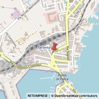 Mappa Via Porto Mercantile, 7, 74123 Taranto, Taranto (Puglia)