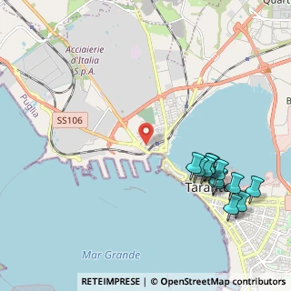 Mappa Via della Croce, 74123 Taranto TA, Italia (2.73667)