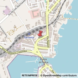 Mappa Via Porto Mercantile, 74, 74123 Taranto, Taranto (Puglia)