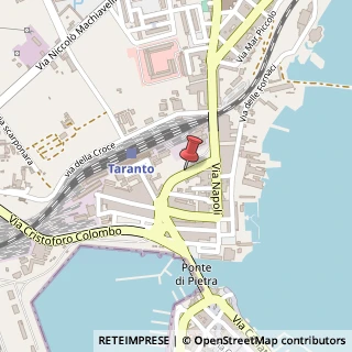 Mappa Via porto mercantile 1, 74100 Taranto, Taranto (Puglia)