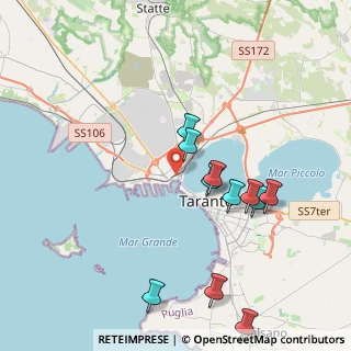 Mappa Piazza della Libertà, 74123 Taranto TA, Italia (4.38727)