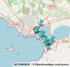 Mappa Piazza della Libertà, 74123 Taranto TA, Italia (2.86364)