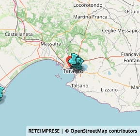 Mappa Piazza della Libertà, 74123 Taranto TA, Italia (28.70308)