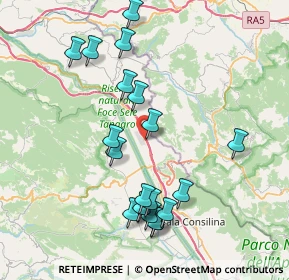 Mappa Località Via Fiego, 84035 Polla SA, Italia (8.795)