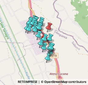 Mappa Località Via Fiego, 84035 Polla SA, Italia (0.68846)