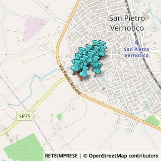 Mappa Via E, 72027 San Pietro Vernotico BR, Italia (0.23846)
