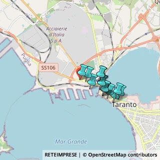 Mappa Strada statale Jonica, 74123 Taranto TA, Italia (1.43214)