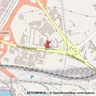 Mappa Via metaponto 36/z, 74100 Taranto, Taranto (Puglia)