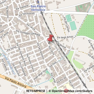 Mappa Via Lecce, 139, 72027 San Pietro Vernotico, Brindisi (Puglia)