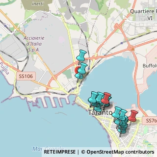 Mappa Via Basento, 74123 Taranto TA, Italia (2.604)