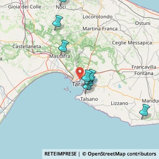 Mappa Via Basento, 74123 Taranto TA, Italia (29.33615)