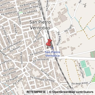 Mappa Via Stazione, 63, 72027 San Pietro Vernotico, Brindisi (Puglia)