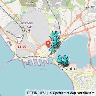 Mappa Via S. Brunone, 74123 Taranto TA, Italia (1.407)