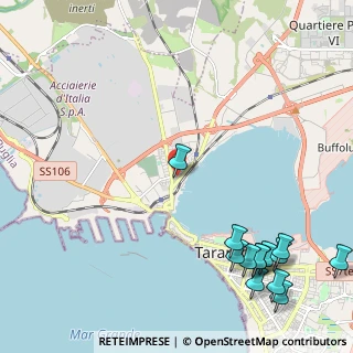 Mappa Via Cervaro, 74123 Taranto TA, Italia (3.34923)