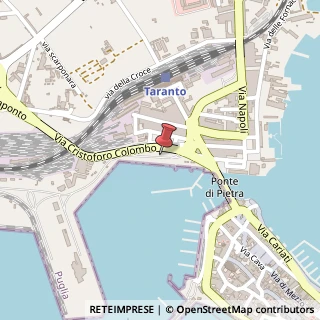 Mappa Via Napoli, 353, 74123 Taranto, Taranto (Puglia)