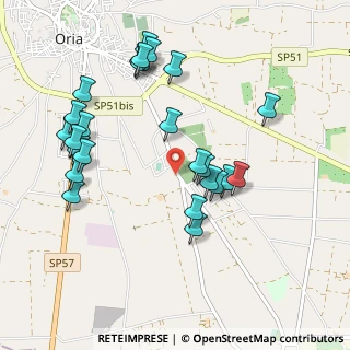 Mappa Via Carlo Pisacane, 72024 Oria BR, Italia (1.12308)
