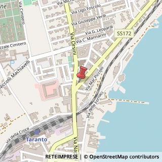 Mappa Via Galeso, 9, 74123 Taranto, Taranto (Puglia)