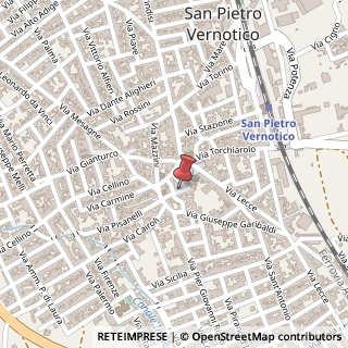 Mappa Via Osteria Vecchia,  16, 72027 San Pietro Vernotico, Brindisi (Puglia)