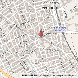 Mappa Via Bitetto, 32, 72027 San Pietro Vernotico, Brindisi (Puglia)