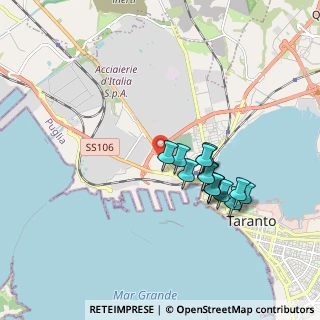 Mappa SS 7 Appia Km 647+764, 74123 Taranto TA, Italia (1.68714)