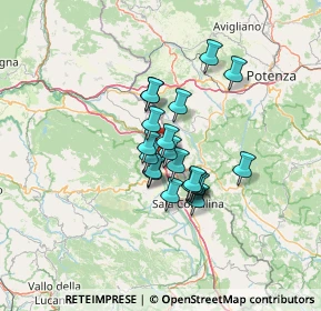 Mappa Localita Sant Antuono, 84035 Polla SA, Italia (9.6855)