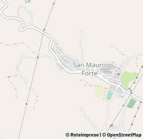Mappa Via papa giovanni xxiii, 75010 San Mauro Forte MT, Italia (0.32308)