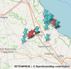 Mappa Via Cellino, 72027 San Pietro Vernotico BR, Italia (6.2315)