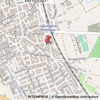 Mappa Via XX Settembre, 50, 72027 San Pietro Vernotico, Brindisi (Puglia)