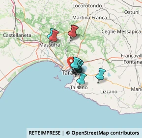 Mappa 74123 Taranto TA, Italia (7.81231)