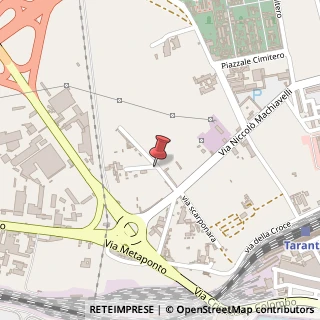Mappa Via Capasino Scarponara, 3, 74123 Taranto, Taranto (Puglia)