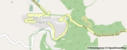 Mappa San Chirico Raparo