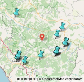 Mappa Via pontini, 85030 San Chirico Raparo PZ, Italia (19.94737)