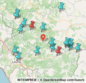 Mappa Via pontini, 85030 San Chirico Raparo PZ, Italia (19.26167)