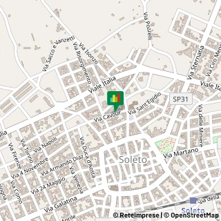 Mappa Via Cavour, 20, 73010 Soleto, Lecce (Puglia)