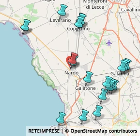 Mappa Via Trentino, 73048 Nardò LE, Italia (10.5205)