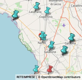 Mappa Via Trentino, 73048 Nardò LE, Italia (10.523)