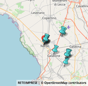 Mappa Via Trentino, 73048 Nardò LE, Italia (5.13231)