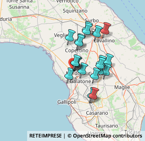 Mappa Via Trentino, 73048 Nardò LE, Italia (11.353)