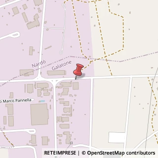 Mappa Zona Industriale, 73044 Galatone, Lecce (Puglia)