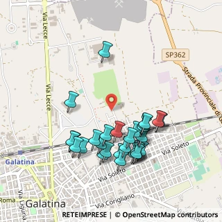 Mappa Via Cremona, 73013 Galatina LE, Italia (0.51724)