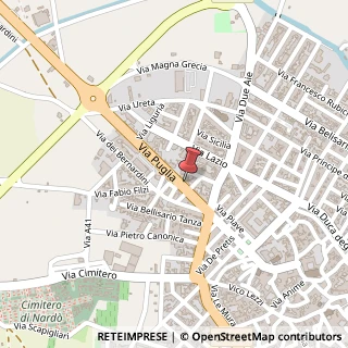 Mappa Via Puglia, 29, 73048 Nardò, Lecce (Puglia)