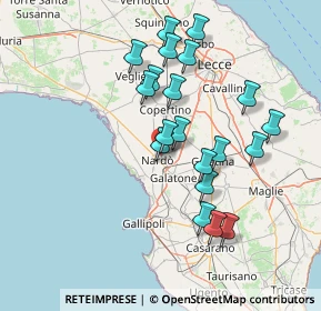 Mappa Via Giovanni Falcone, 73048 Nardò LE, Italia (14.7585)