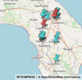 Mappa Via Giovanni Falcone, 73048 Nardò LE, Italia (14.13737)