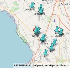 Mappa Via Due Aie, 73048 Nardò LE, Italia (8.11)