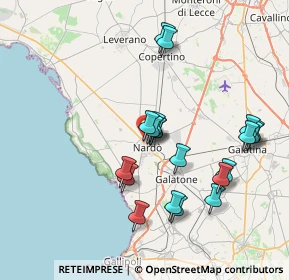 Mappa Via Due Aie, 73048 Nardò LE, Italia (7.712)