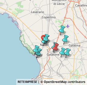 Mappa Via Due Aie, 73048 Nardò LE, Italia (5.5925)