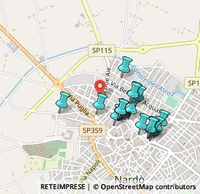 Mappa Via Due Aie, 73048 Nardò LE, Italia (0.453)