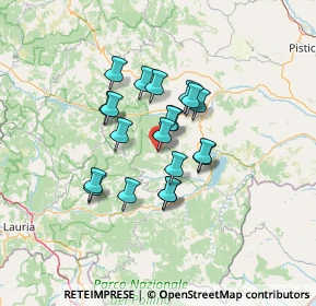 Mappa Via G. Garibaldi, 85030 Castronuovo di Sant'Andrea PZ, Italia (10.6245)
