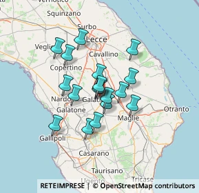 Mappa Via San Lazzaro, 73013 Galatina LE, Italia (10.525)
