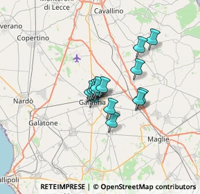 Mappa Via San Lazzaro, 73013 Galatina LE, Italia (4.34714)